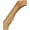Ekena Millwork 4"W x 36"D x 36"H Balboa Rough Sawn Knee Brace, Western Red Cedar BRC04X36X36BOA00RWR - alternate 1